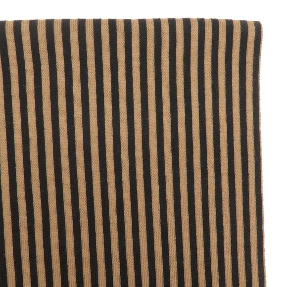 FENDI Zucca Print Wool 100% Scarf Beige Black - Picture 7 of 9